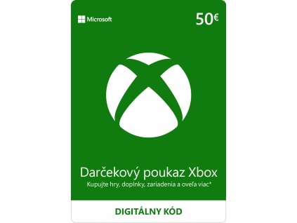 ESD XBOX - Darčeková karta Xbox - 50 EUR
