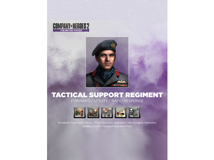 COH 2 - British Commander: Tactical Support Regiment (PC) Steam Key