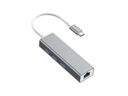 MEGATECH, 3x USB Hub, LAN Adaptér, USB-C