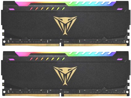 PATRIOT VIPER STEEL 64GB DDR4-3200MHz CL18 RGB Black, 2x32GB