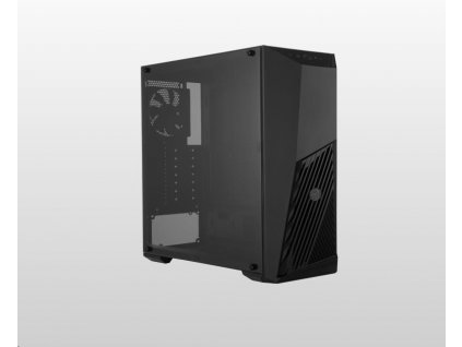 Cooler Master case MasterBox K501L, ATX, Průhledná bočnice, 2x 120mm Fan, Černá