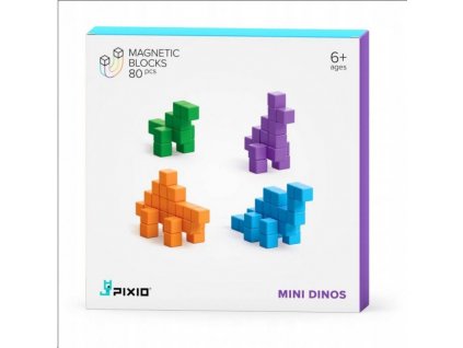 PIXIO Mini Dinos magnetická stavebnica