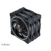 Akasa SOHO AR LED 12 cm RGB ventilátor