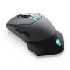 Alienware Wired/Wireless Gaming Mouse - AW610M herná myš (Farba myši Dark Side of the Moon)