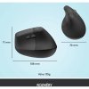 LOGITECH LIFT Vertical ERGONOMIC Bezdrôtová myš - Grafitová