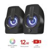 TRUST Gemi RGB 2.0 Sada reproduktorov - čierna
