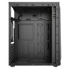 1stCOOL MONSTER PC skrinka  1stCOOL MONSTER, stredná veža, AU, USB 3.0, bez napájania, sRGB ventilátor, priehľadný bočný panel, čierny