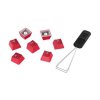 HP HyperX Rubber Keycaps - Gaming Accessory Kit - Red (US Layout)