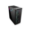 EVOLVEO Ptero Q1/Midi Tower/Transpar./Čierna