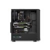 EVOLVEO Ptero Q1/Midi Tower/Transpar./Čierna