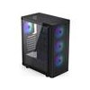 ENDORFY case Ventum 200 aRGB / 4x120mm PWM aRGB fan / 2xUSB / tvrdené sklo / čierna