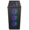 ENDORFY case Ventum 200 aRGB / 4x120mm PWM aRGB fan / 2xUSB / tvrdené sklo / čierna