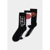 Naruto Shippuden - Sasuke symbol Men's Crew Socks (3Pack)
