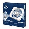 Arctic ventilátor P14 PWM white/transparent