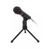 Stolný mikrofón C-TECH MIC-01, 3,5'' stereo jack, 2.5m