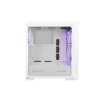Počítačová skriňa Genesis IRID 505 ARGB V2/Midi Tower/Transpar./Biela