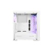 Počítačová skriňa Genesis IRID 505 ARGB V2/Midi Tower/Transpar./Biela