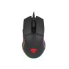 Genesis herná optická myš KRYPTON 220/RGB/6400 DPI/Herná/Optická/6 000 DPI/Drôtová USB/Čierna