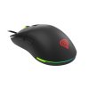 Genesis herná optická myš KRYPTON 750/RGB/8000 DPI/Herná/Optická/8 000 DPI/Drôtová USB/Čierna