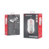 Genesis herná optická myš KRYPTON 750/RGB/8000 DPI/Herná/Optická/8 000 DPI/Drôtová USB/Biela
