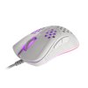 Genesis herná optická myš KRYPTON 555/Herná/Optická/8 000 DPI/Drôtová USB/Biela