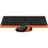 A4tech FG1010 FSTYLER set bezdrôtový. klávesnica + myš, oranžová