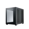 FSP CMT380B/Midi Tower/Transpar./Čierna