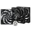 Arctic ventilátor P12 Slim PWM PST 3ks balenie