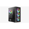 Aerocool Prism, skrinka ATX, fan, 2xUSB3.0 + USB2.0, čierna