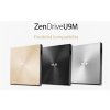 ASUS SDRW-08U9M-U ZenDrive Ext. Slim DVD-RW Gold