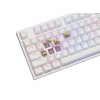 Genesis herná mechanická klávesnica THOR 404/RGB/Gateron Yellow Pro/Drôtová USB/US layout/Biela