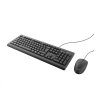 TRUST set klávesnica + myš PRIMO, USB, US