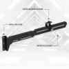 1stCOOL GPU Holder - držiak VGA kovový nastaviteľný čierny
