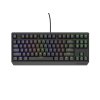 Genesis herná klávesnica THOR 230/TKL/RGB/Outemu Brown/Drôtová USB/US layout/Čierna
