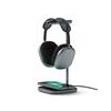 Satechi stojan 2-in-1 Headphone Stand With Wireless Charger - Space Grey Aluminium