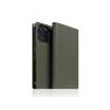 SLG Design puzdro D+ Italian Carbon Leather Diary pre iPhone 14 Pro - Khaki