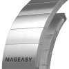 SwitchEasy remienok Maestro Magnetic Stainless Steel pre Apple Watch 38/40/41mm - Silver