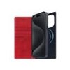 SLG Design puzdro D7 Magsafe Italian Wax Leather pre iPhone 15 Pro Max - Red