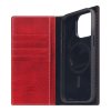 SLG Design puzdro D7 Magsafe Italian Wax Leather pre iPhone 15 Pro Max - Red