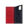 SLG Design puzdro D7 Magsafe Italian Wax Leather pre iPhone 15 Plus - Red