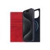 SLG Design puzdro D7 Magsafe Italian Wax Leather pre iPhone 15 Plus - Red