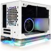 InWin A1 Plus white, PSU 650W GOLD included, Mini ITX, TG, ARGB Fans, Qi 10W Charging