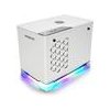 InWin A1 Plus white, PSU 650W GOLD included, Mini ITX, TG, ARGB Fans, Qi 10W Charging