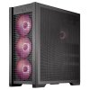 ASUS case TUF GAMING CASE (GT302) TG, Mid Tower, 4x 140mm ARGB Fan, černá