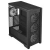 ASUS case TUF GAMING CASE (GT302) TG, Mid Tower, 4x 140mm ARGB Fan, černá