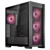 ASUS case TUF GAMING CASE (GT302) TG, Mid Tower, 4x 140mm ARGB Fan, černá