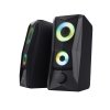 TRUST reproduktory GXT 606 Javv RGB-Illuminated 2.0 Speaker Set, černá