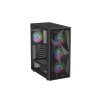 Počítačová skriňa Genesis DIAXID 605 ARGB/Midi Tower/Transpar./Čierna