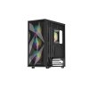 Počítačová skriňa Genesis DIAXID 605 ARGB/Midi Tower/Transpar./Čierna