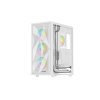 Počítačová skriňa Genesis DIAXID 605 ARGB/Midi Tower/Transpar./Biela